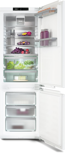 Miele KFN 7774 C mit PerfectFresh Active, DynaCool und NoFrost für optimales Einlagern.